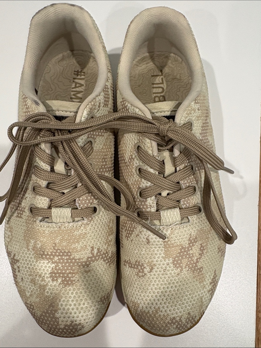 NOBULL Women’s Beige and TanTraining Sneakers